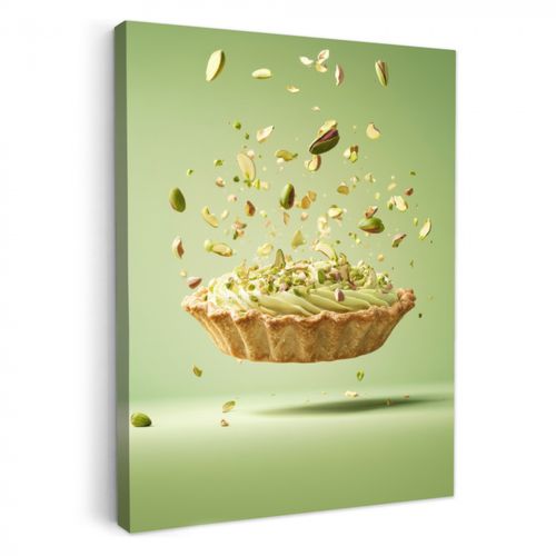Tableau sur toile - Pistache - Gâteau - Noix - Aliments