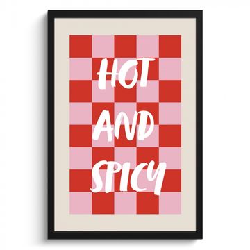 Cadre Photo - Hot - Spicy - Checkered - Red