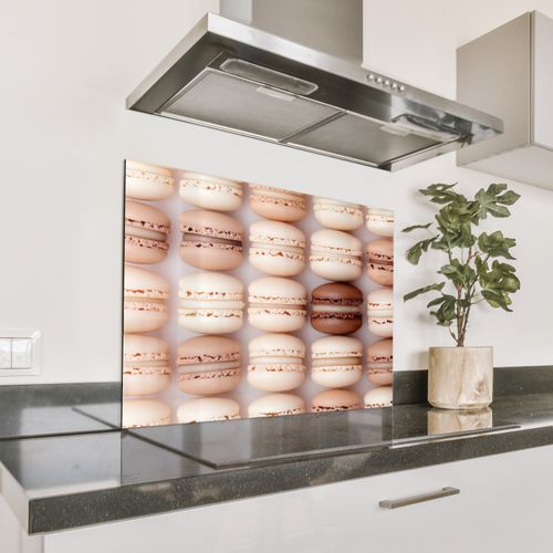 Fond de hotte - Macarons - Beige - Marron