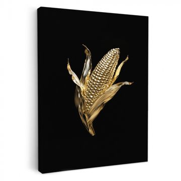 Tableau sur toile - Mais - Aliments - Or - Noir