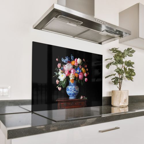 Fond de hotte - Roses - Fleurs - Vase - Bouquet