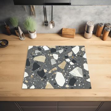 Protection plaque induction - Terrazzo - Décoration - Pierres