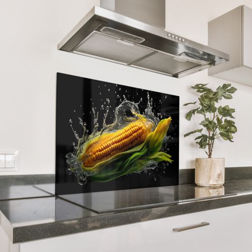 Fond de hotte - Maïs - Légumes - Plantes - Noir - Eau