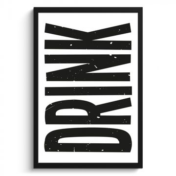 KitchenYeah - Cucina - Cornice per foto - Bevanda - Nero - Bianco - Decorazione