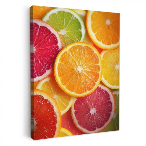 Tableau sur toile - Fruits - Colorés - Gros plan