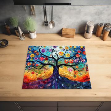 Protection plaque induction - Arbre de vie - Couleurs - Arbre