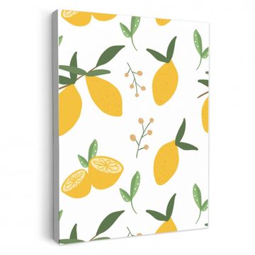 Tableau sur toile - Citron clair