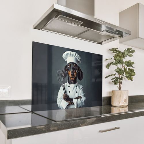 Fond de hotte - Chien - Garde - Cuisinier