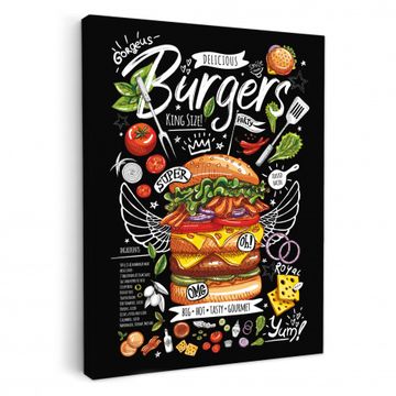 Tableau sur toile - Banquet burger