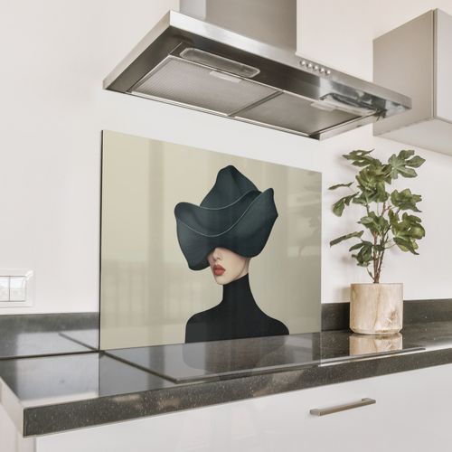 Fond de hotte - Femme - Vert - Chapeau