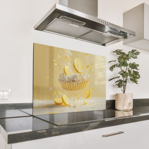 Fond de hotte - Citron - Gâteau - Alimentaire - Jaune