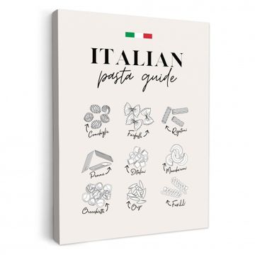 Tableau sur toile - Variations de pâtes : Un voyage italien