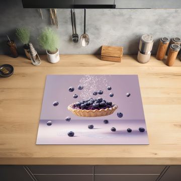 Protection plaque induction - Alimentation - Gâteau - Baies - Bleu