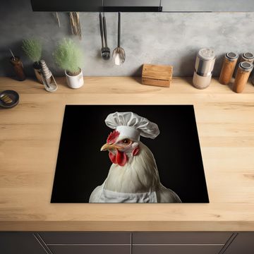 Protection plaque induction - Cuisson - Rouge - Poulet