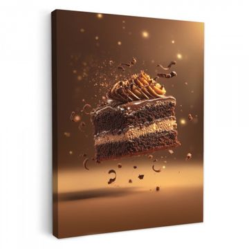 Tableau sur toile - Gâteau - Chocolat - Aliments - Brownie