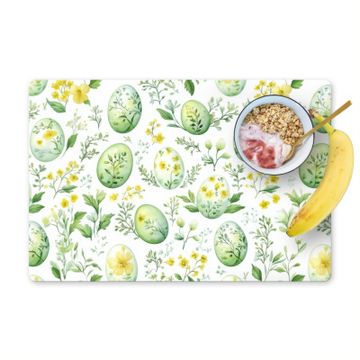 Sets de table - Motif - Vert - Œufs