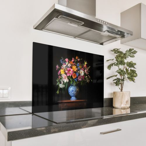 Fond de hotte - Couleur - Vase - Fleurs - Bouquet