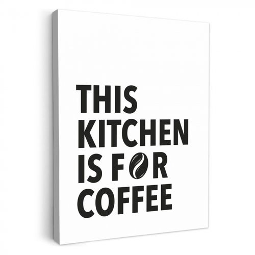 Tableau sur toile - Citations - Café - Grains - Moderne