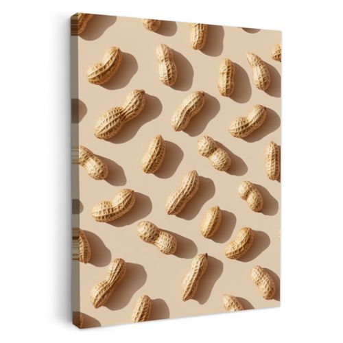 Tableau sur toile - Peanuts - Motif - Beige