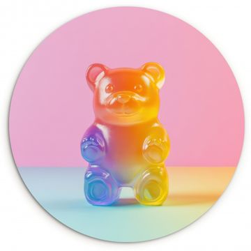 Tableau rond - Pastel - Bonbons