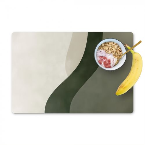 Sets de table - Japandi - Vert - Abstrait - Moderne