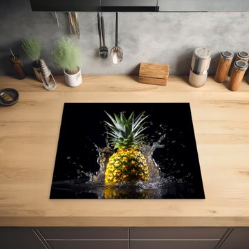 Protection plaque induction - Ananas - Fruit - Eau - Plantes - Noir