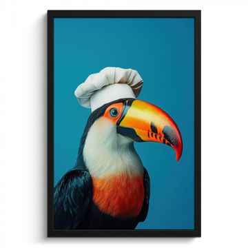 Cadre Photo - Toucan - Perroquet - Oiseau - Toque