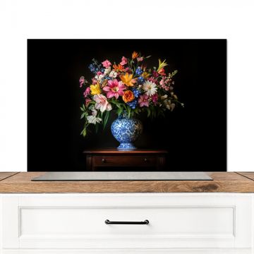Fond de hotte - Couleur - Vase - Fleurs - Bouquet