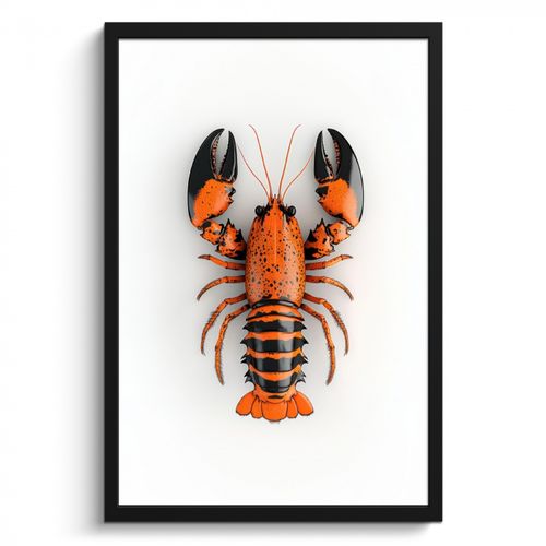 Cadre Photo - Cancer - Noir - Orange - Blanc - Unique