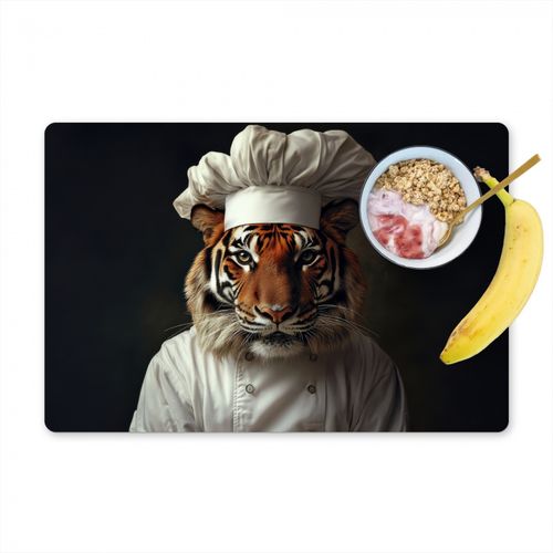 Sets de table - Tiger - Vêtements de chef - Marron