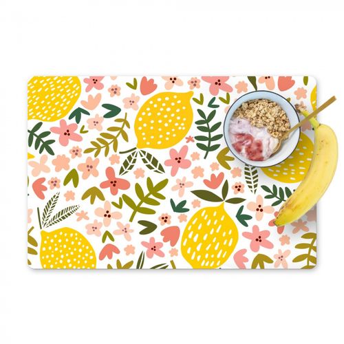Sets de table - Jardin de citrons à fleurs