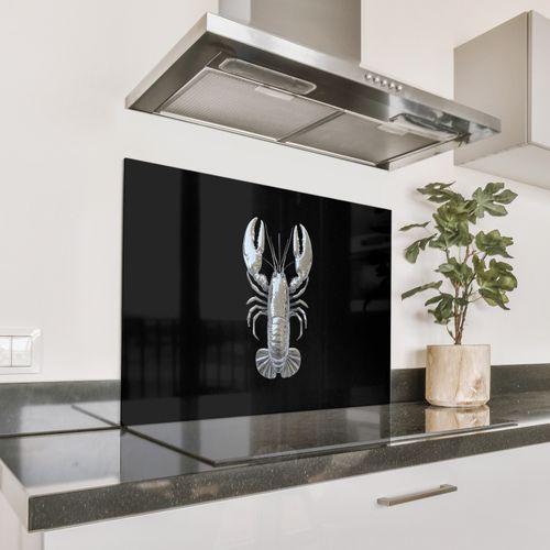 Fond de hotte - Homard - Argent - Métallique - Luxe