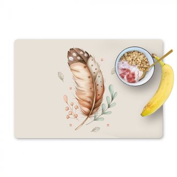 Sets de table - Plume - Bohème - Boho - Couleurs pastel