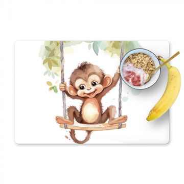 Sets de table - Singe - Animal - Enfants - Jungle - Chambre d'enfant - Chambre de bébé