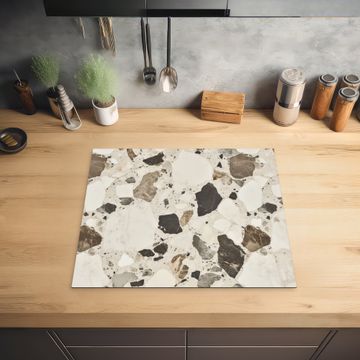 Protection plaque induction - Neutre - Pierres - Décoration - Terrazzo
