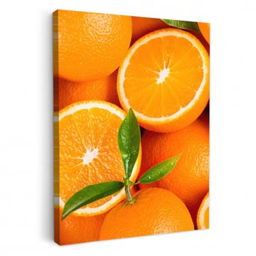 Tableau sur toile - Rayons de soleil orange