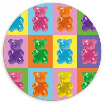 Tableau rond - Art- bonbons - colorés