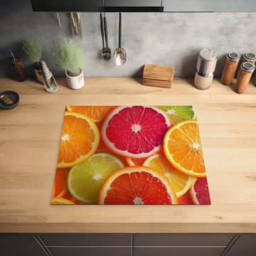 Protection plaque induction - Fruits - Colorés - Gros plan