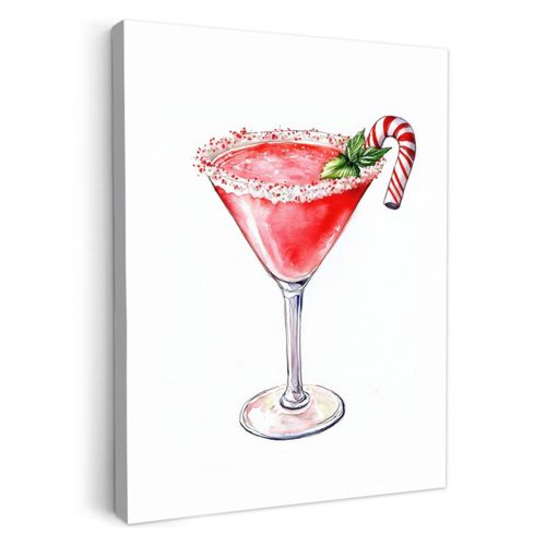 Tableau sur toile - Cocktail - Boisson - Hiver - Art