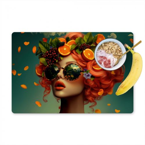Sets de table - Femelle - Orange - Berry - Orange