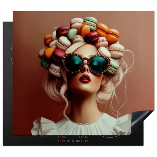 Protection plaque induction - Femme - Macarons - Lunettes