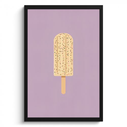 Cadre Photo - Beige - Glace - Moucheté