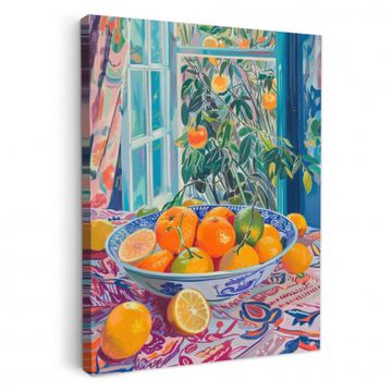 Tableau sur toile - Les agrumes au soleil