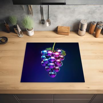 Protection plaque induction - Violet - Disco - Fête - Raisin