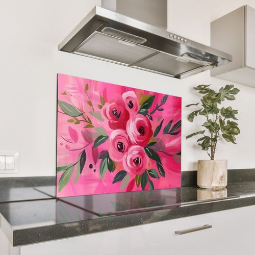 Fleurs - Peinture - Rose