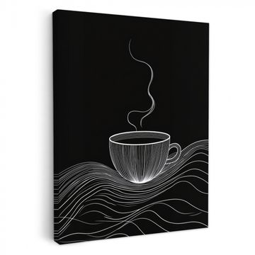 Dessin au trait - Tasse à café - Noir
