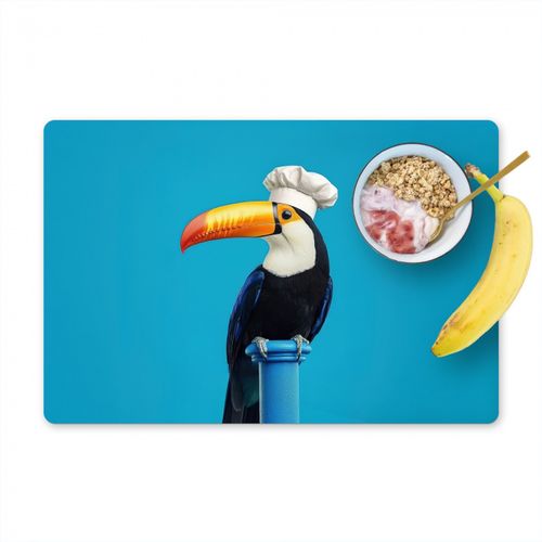 Sets de table - Toucan - Socle - Oiseau - Toque