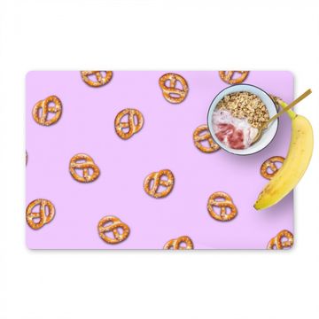 Sets de table - Bretzels - Aliments - Violet