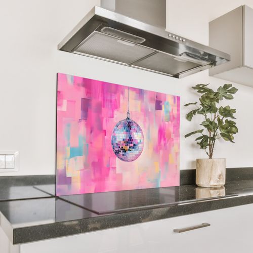 Discoball - Rose - Peinture