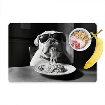 Sets de table - Chien - Bouledogue - Lunettes - Dur - Animaux